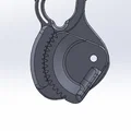 #0064 Carabiner nhỏ gọn siêu chắc + Cord Tensioner [Cam Action, paracord 4mm] - Thumbnail 4