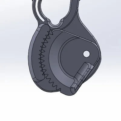 #0064 Carabiner nhỏ gọn siêu chắc + Cord Tensioner [Cam Action, paracord 4mm]