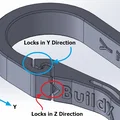 #0064 Carabiner nhỏ gọn siêu chắc + Cord Tensioner [Cam Action, paracord 4mm] - Thumbnail 6