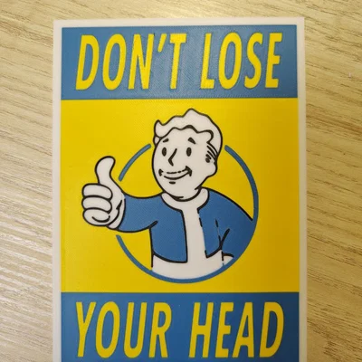 Mini Poster Fallout - Don't Lose Your Head