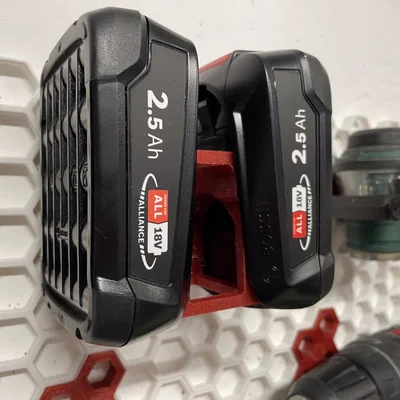 HSW Giá treo pin Bosch 18V DIY & bộ sạc (AL1810CV) cho Honeycomb Wall