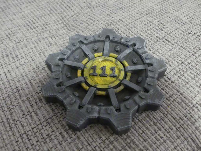 Đế lót ly Fallout Vault 111 (Stackable Vault Door Coaster) - Image 1