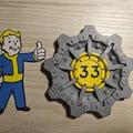 Mô hình 3D Cánh cửa Vault 33 cho người hâm mộ Fallout - Thumbnail 2