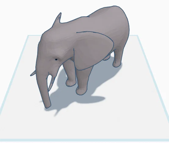 Mô hình chú voi 3D linh hoạt cho sưu tập và trang trí - Image 2