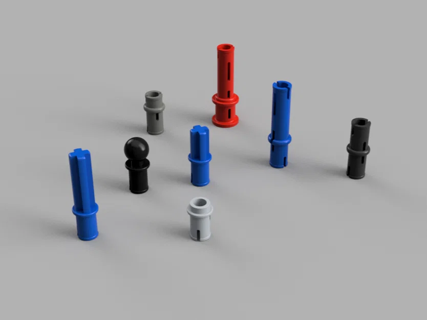 Bộ chốt kết nối Lego Technic in 3D (Lego Technic pin set) - Image 1