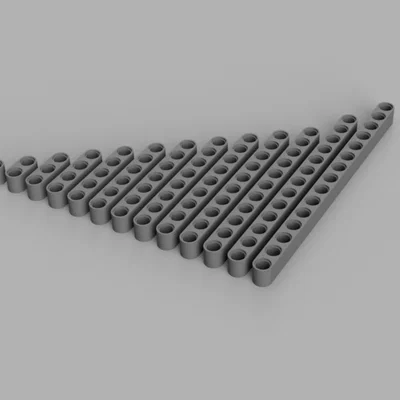 Bộ Thanh Dầm LEGO Technic 1-15 Lỗ Tự In 3D (Tương Thích Cao)