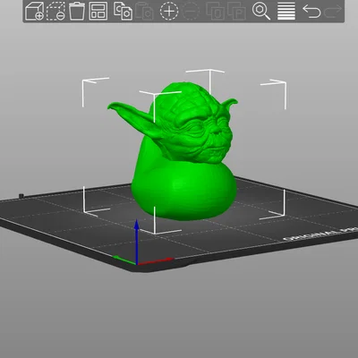Mô hình Yoda Jeep Duck - Chú vịt Star Wars in 3D cực đáng yêu