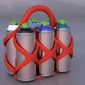 Khay xách 6 lon sơn xịt (6-Pack) – Không cần Supports - Thumbnail 1