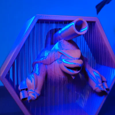 Suspended Mega Blastoise – Mẫu string art treo siêu ngầu