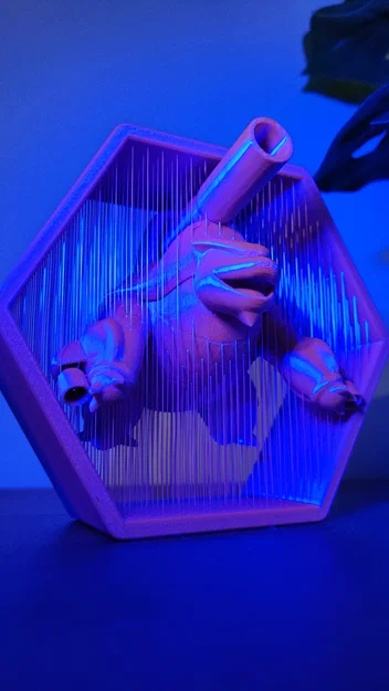 Suspended Mega Blastoise – Mẫu string art treo siêu ngầu - Image 2