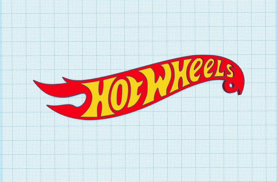 Móc khóa logo Hot Wheels in 3D cá tính dành cho fan xe mô hình - Image 1