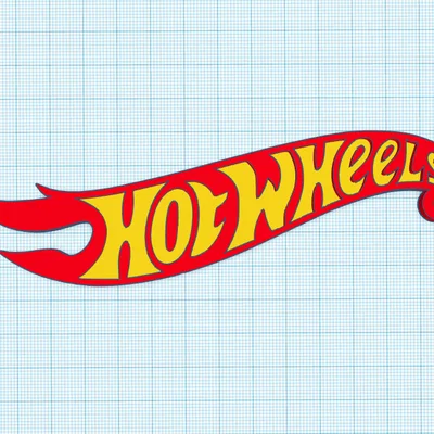 Móc khóa logo Hot Wheels in 3D cá tính dành cho fan xe mô hình