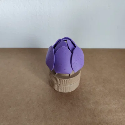 Hộp Cất Nhẫn Hình Hoa Cơ Khí (Mechanical Flower Ring Storage Box)