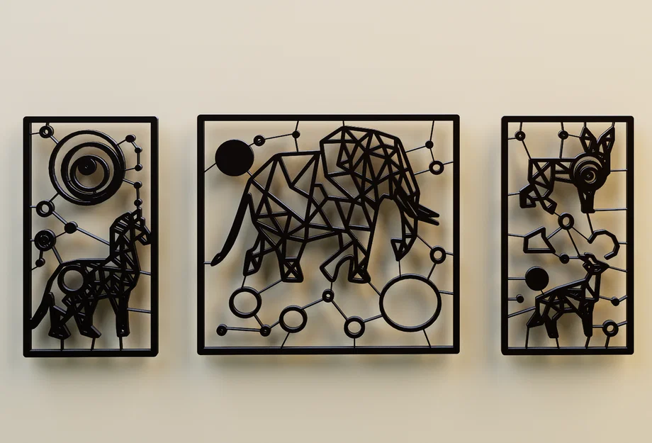 Remix Minimalist Geometric Fauna - Image 2