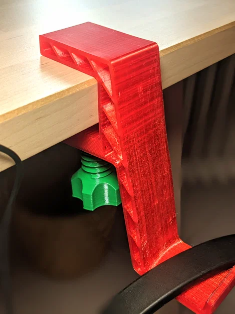 Móc treo tai nghe kẹp bàn - Phụ kiện 3D hữu ích cho góc làm việc - Image 3