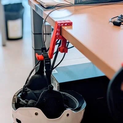 Móc treo tai nghe kẹp bàn - Phụ kiện 3D hữu ích cho góc làm việc