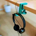 Giá treo tai nghe 3D kẹp bàn thông minh tiện lợi - Thumbnail 2