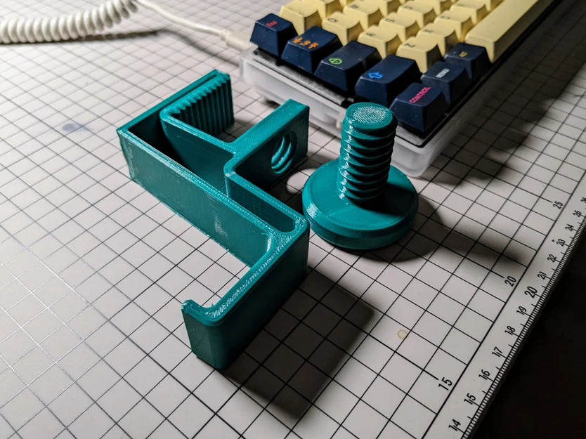 Giá treo tai nghe 3D kẹp bàn thông minh tiện lợi - Image 4
