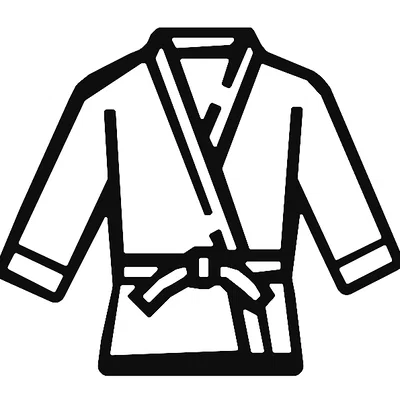 Mô hình treo tường võ phục Judo 3D - Martial Arts Judo Gi Wall Art