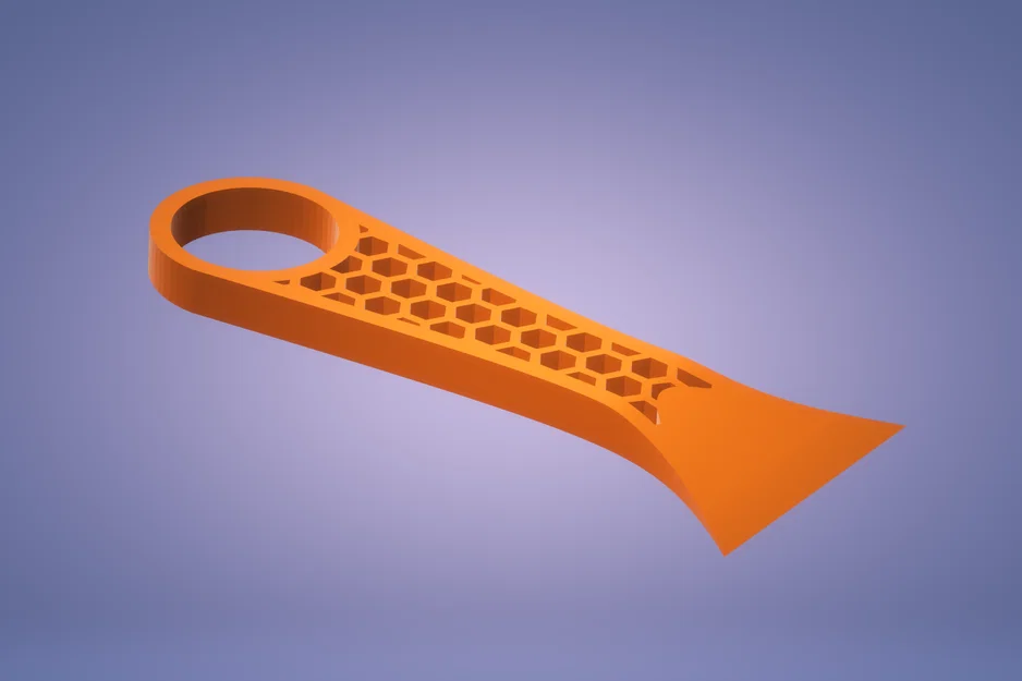 Dụng cụ cạo bàn in 3D Mini với họa tiết tổ ong cực kỳ tiện lợi - Image 2