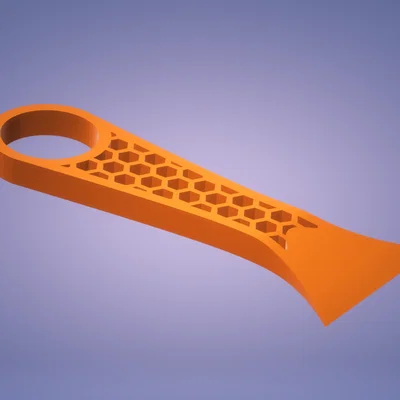 Dụng cụ cạo bàn in 3D Mini với họa tiết tổ ong cực kỳ tiện lợi