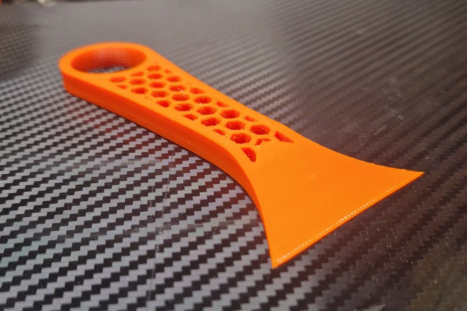 Dụng cụ cạo bàn in 3D Mini với họa tiết tổ ong cực kỳ tiện lợi - Image 3