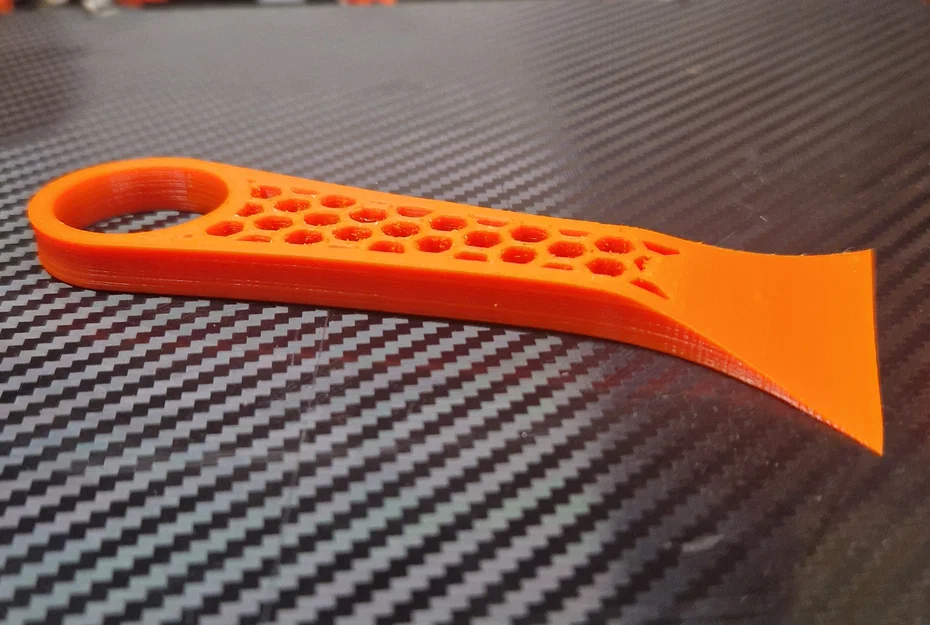 Dụng cụ cạo bàn in 3D Mini với họa tiết tổ ong cực kỳ tiện lợi - Image 4