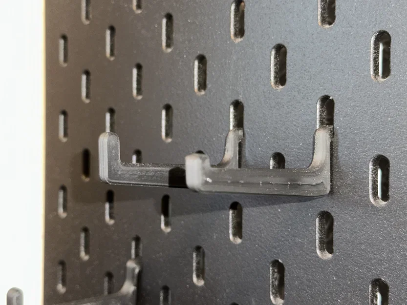 Skadis Hook Latch – Móc cho IKEA Skådis có chốt gài - Image 2