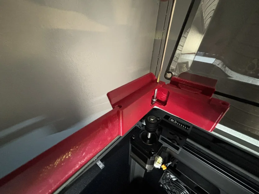 Creality K1/K1C Hinged Lid Riser Remix dùng ốc ngắn hơn - Image 1