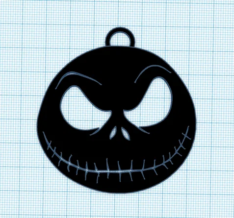 Móc khóa Jack Skellington – Thiết kế độc đáo cho mùa Halloween - Image 1
