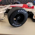 Lốp/mâm chân thật cho LEGO 10330 McLaren Senna F1 – chữ phẳng 2 màu - Thumbnail 1