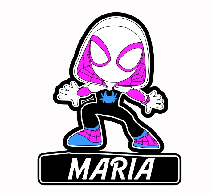 Hộp Đèn LED Lightbox Ghost Spider (Spiderman) Dạng Lamp - Image 1