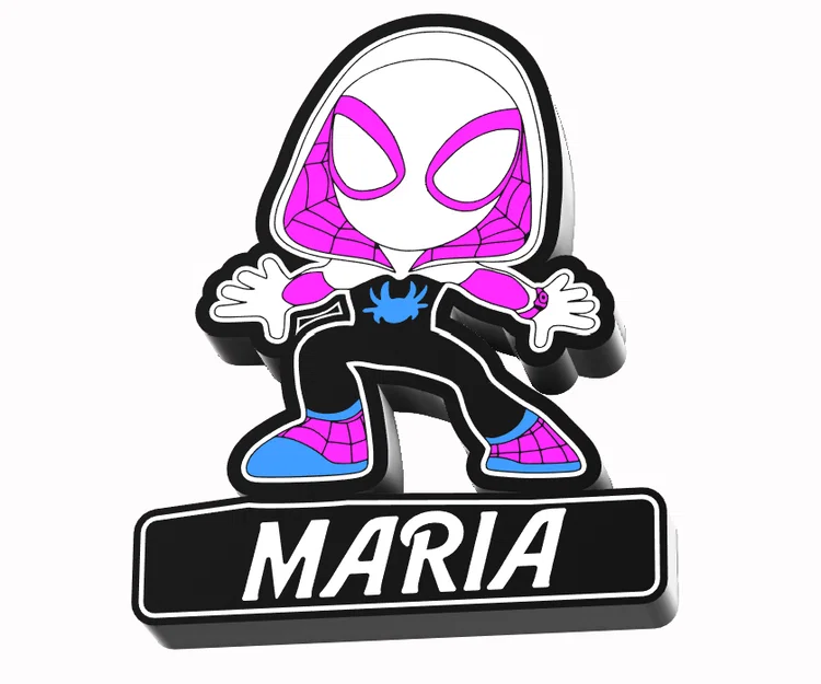 Hộp Đèn LED Lightbox Ghost Spider (Spiderman) Dạng Lamp - Image 2