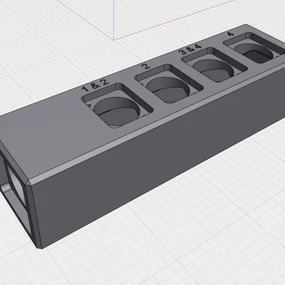 Hộp chia tín hiệu âm thanh Speakon NL8 (Break Out Box) in 3D chuyên nghiệp
