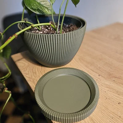 Chậu cây Wavey Planter thiết kế vân sóng hiện đại
