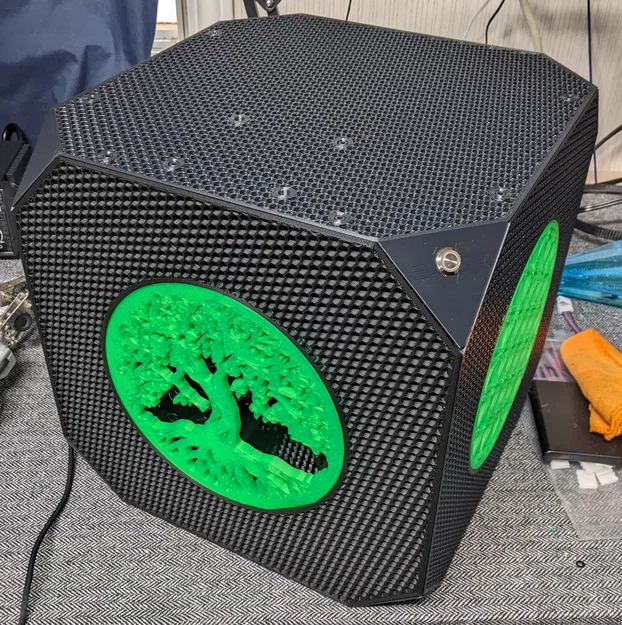 Vỏ PC dạng khối Cube mATX dùng nguồn ATX tiêu chuẩn - Image 1