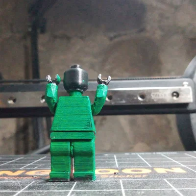 Mô hình nhân vật Lego minifigure tự in 3D đẹp mắt