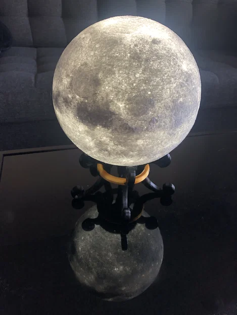 Đế đỡ đèn mặt trăng 3D (Moon Stand) thiết kế cổ điển độc đáo - Image 2