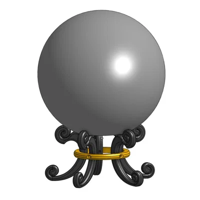 Đế đỡ đèn mặt trăng 3D (Moon Stand) thiết kế cổ điển độc đáo