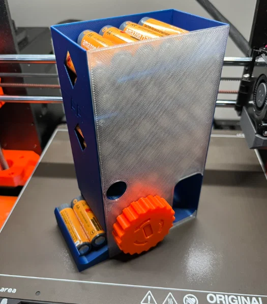 Trụ Nhả Pin AA (AA Battery Tower Dispenser) - Image 1