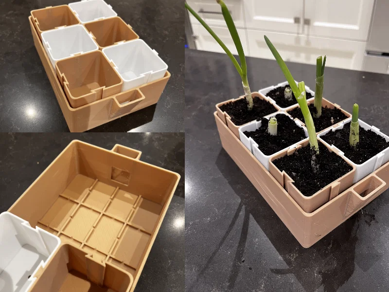 Chậu Ươm Cây Starter Với Hệ Thống Tự Tưới - Image 1