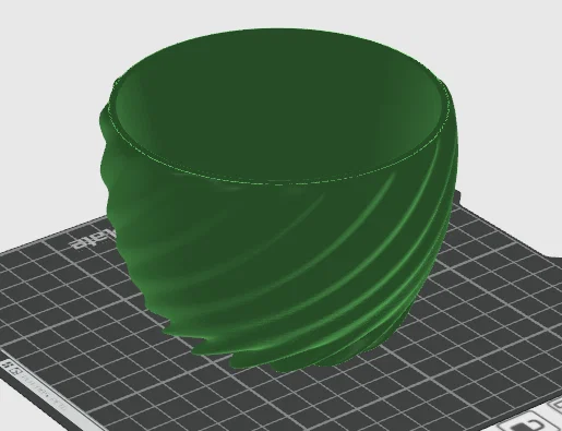 Chậu trồng cây 3D hình xoắn ốc sang trọng tinh tế - Image 1