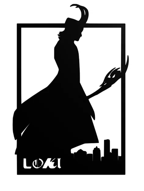 Tranh treo tường 3D Loki Marvel - Trang trí phòng phong cách tối giản - Image 2