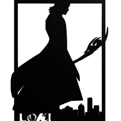 Tranh treo tường 3D Loki Marvel - Trang trí phòng phong cách tối giản