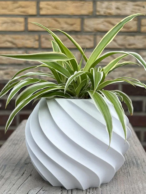 Mẫu chậu trồng cây xoắn ốc (Twist Vase) in 3D tinh tế - Image 1