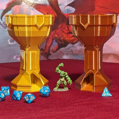Tháp Đổ Xúc Xắc Dạng Ly (Goblet) cho Dwarf/Cleric/Paladin