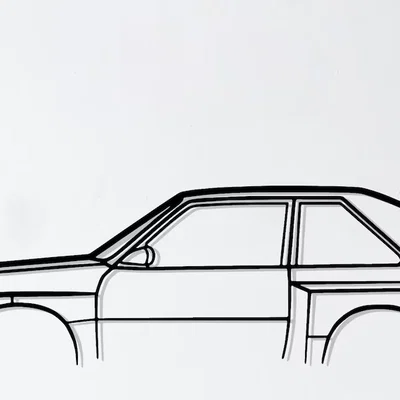 Mô hình trang trí treo tường Audi Quattro S1 Silhouette độc đáo