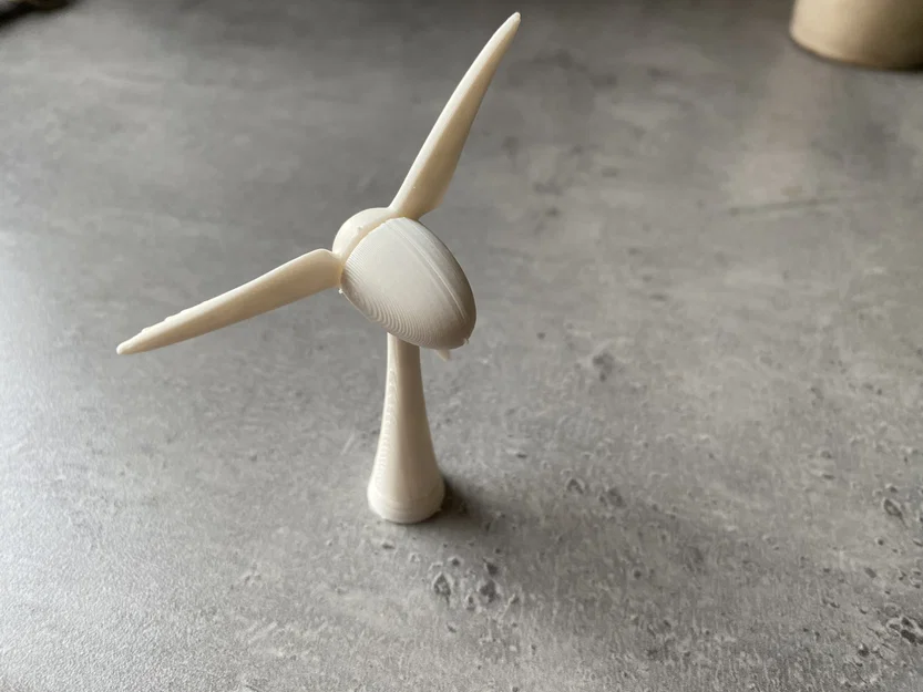 Mô hình tua bin gió Wind turbine kit card lắp ráp 3D ấn tượng - Image 4