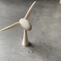 Mô hình tua bin gió Wind turbine kit card lắp ráp 3D ấn tượng - Thumbnail 4