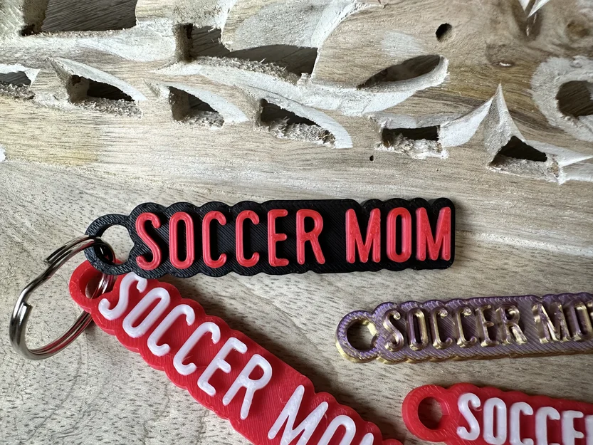 Móc khóa/Tag Soccer Mom - Image 1